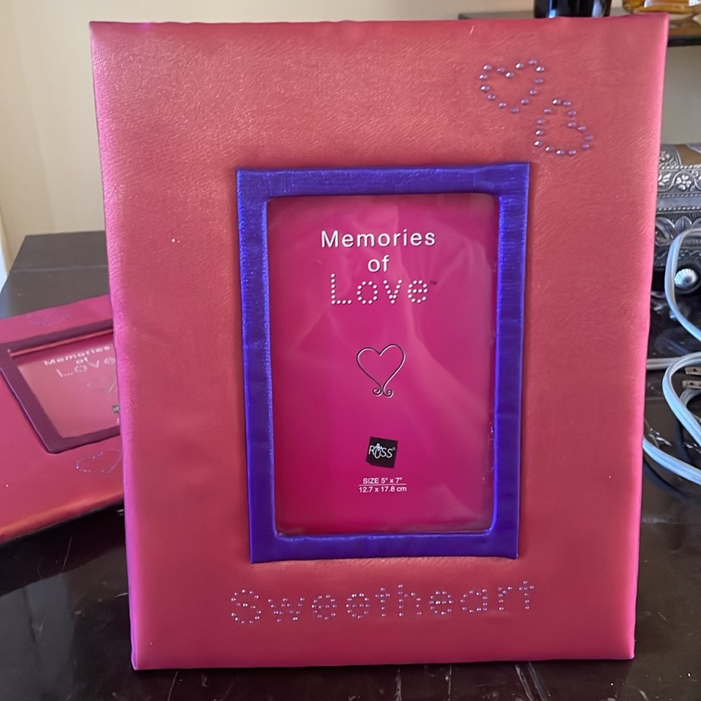 Pink Sweetheart Rhinestone Photo Frame by Russ